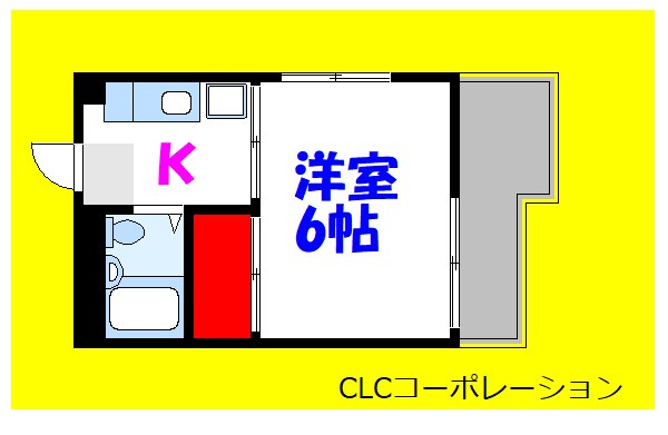 シティーハイツ 306号室 間取り