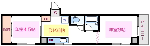 パークサイド関口 間取り図