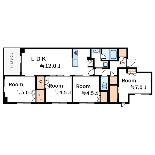 エクセレントシティ瑞江Ⅲ 間取り図