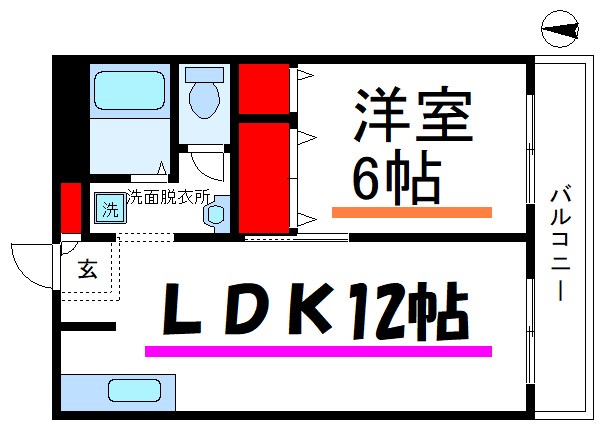 第一日東ハイツ 間取り図