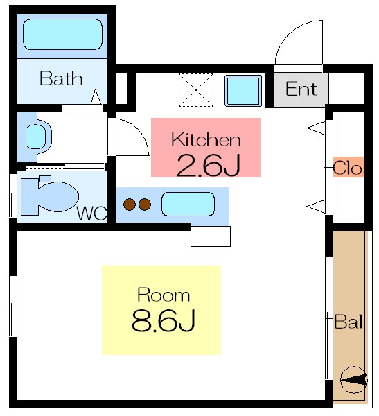 フラワームーン 間取り図