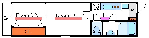 アーク西尾久 間取り図