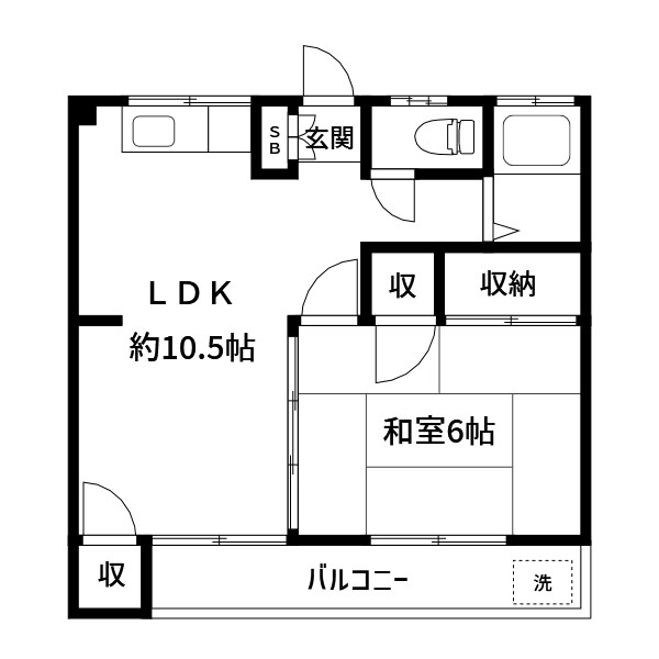泉ハイツ 間取り