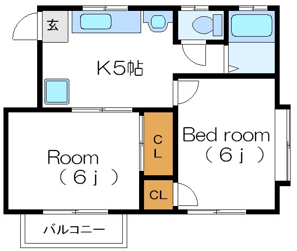 畠山ハイツ 間取り図