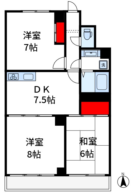 カーサデルソル 間取り図