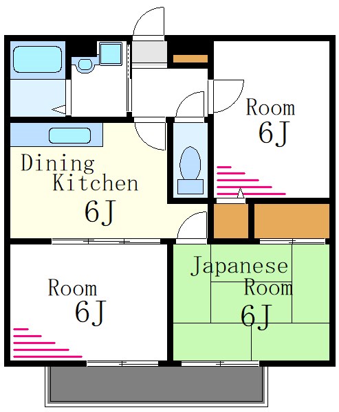 パレドール新小岩 間取り図