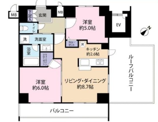 ＬＩＮＸ　ＡＶＥＮＩＲ 間取り図