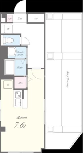 アリビオン菊川  間取り図