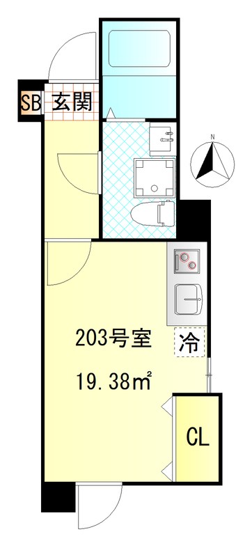 CFジオーレ西尾久 間取り図