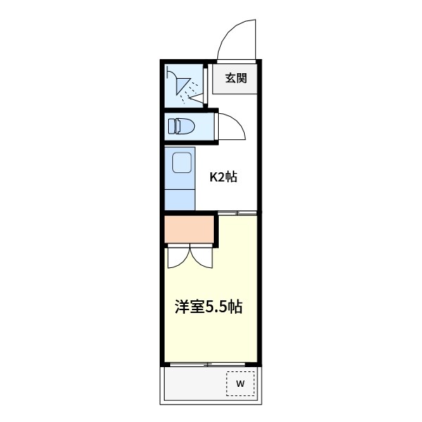 小嶋ハイツ 間取り
