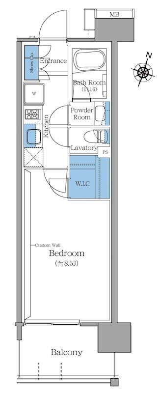 ブランシエスタ王子 間取り図
