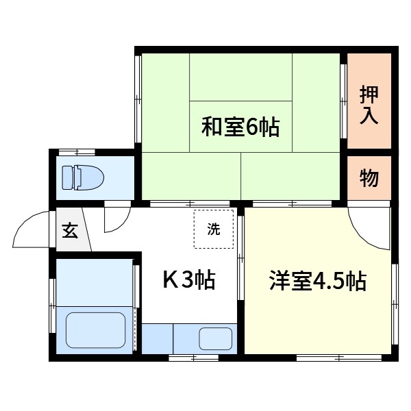 弥生荘 間取り