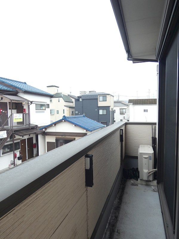 ハイツマコトＣ ベランダ