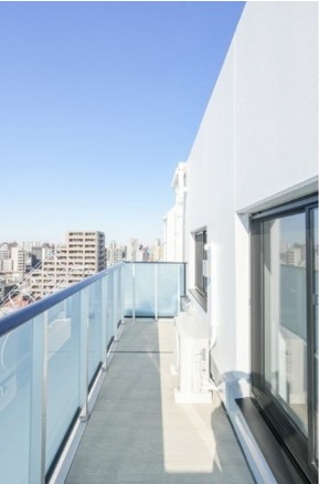 オアーゼ日暮里レジデンス ベランダ