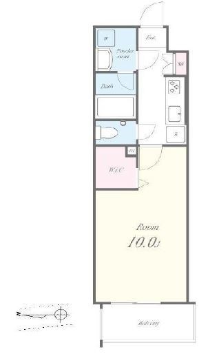 N residence SUMIYOSHI 間取り図