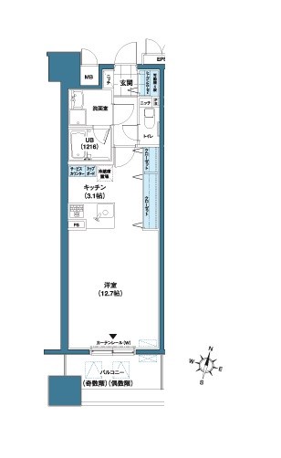 ロイヤルパークスシーサー南千住 間取り