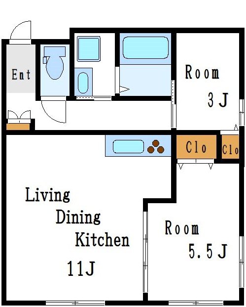 渡辺貸家  間取り