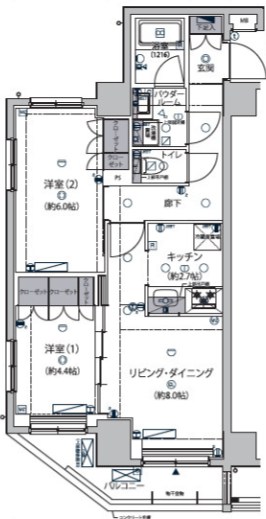 セジョリ東向島 間取り図