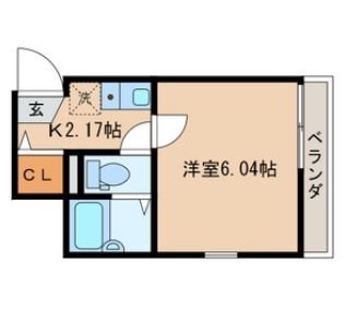 マーレ東あずま駅前    201号室 間取り