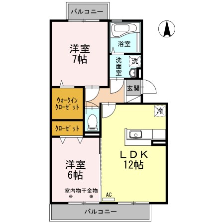 サルドセジュール 間取り図