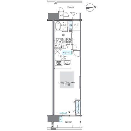 ロイヤルパークス西新井 間取り