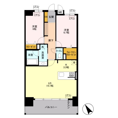 ロイヤルパークスリバーサイド 間取り