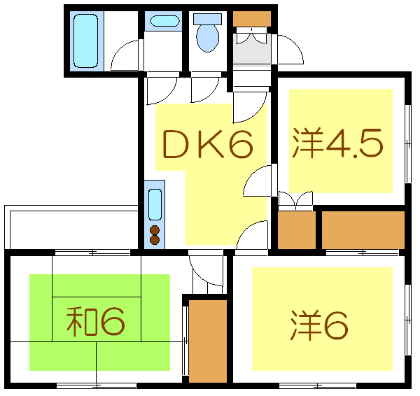 ウィーンハイツB棟 間取り図
