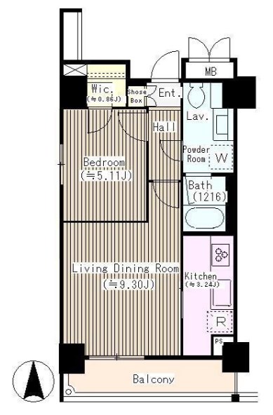 グランジュエ本所 間取り図
