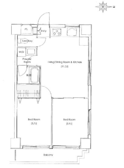 ソサエティ森下   間取り