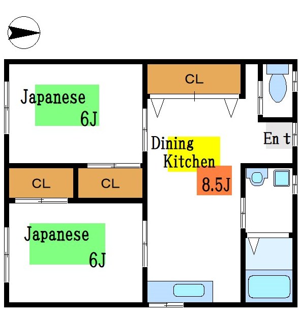永岡荘 間取り図