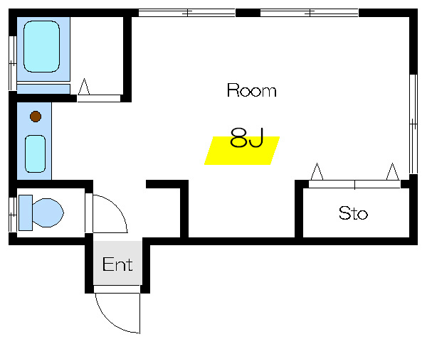 グランパレス王子 間取り図