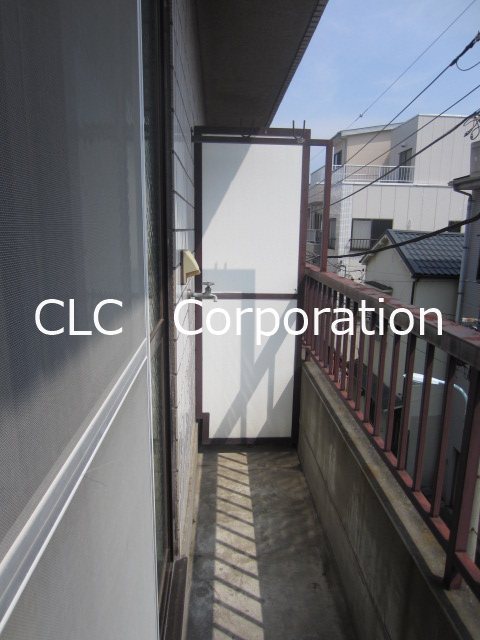 干場コーポ ベランダ