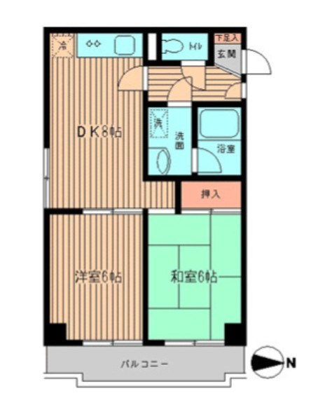 シティハイツ両国  間取り図