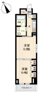 プラティーク清澄白河   間取り図