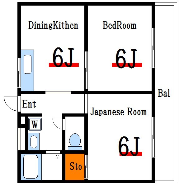 阿久津マンション 間取り図