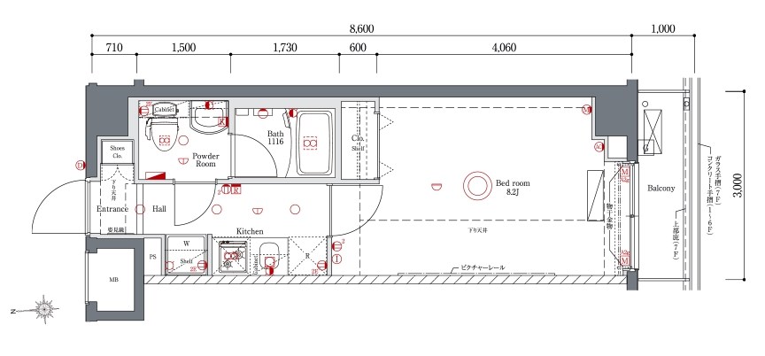 AZEST梅島 間取り