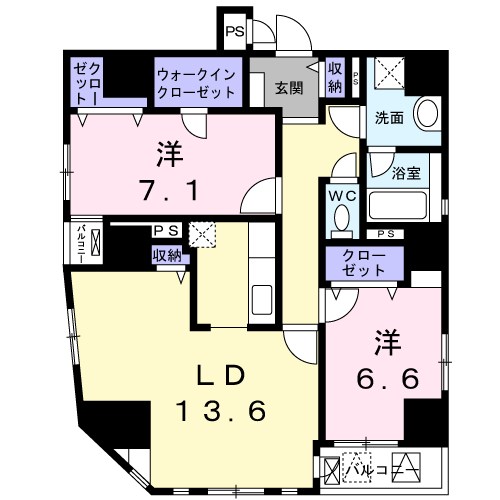 パラッツォコモド日本橋 間取り図