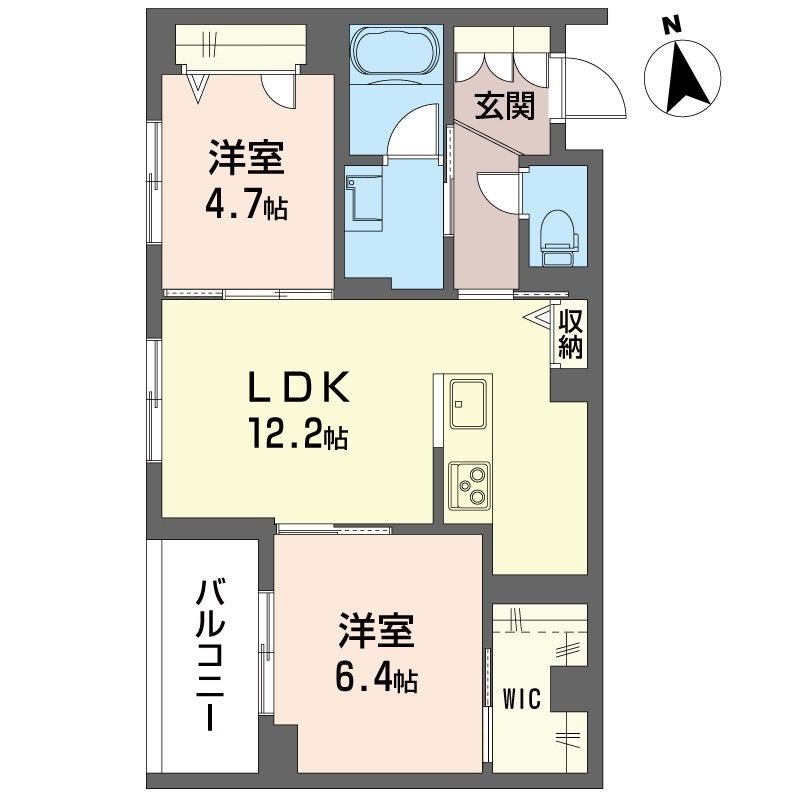セントリビエ 間取り図