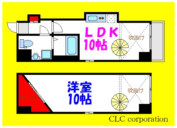 オルハレ 144号室 間取り