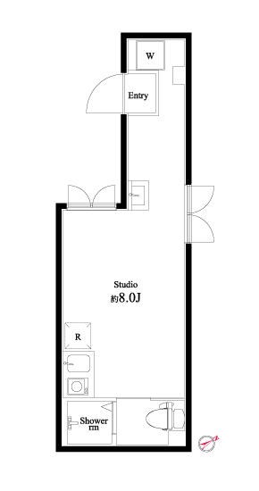 VARY`s北千住  間取り