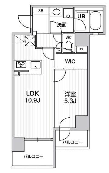 シーズンフラッツ両国EAST 間取り