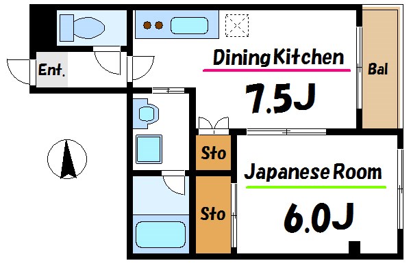 第２フレンズマンション 間取り図