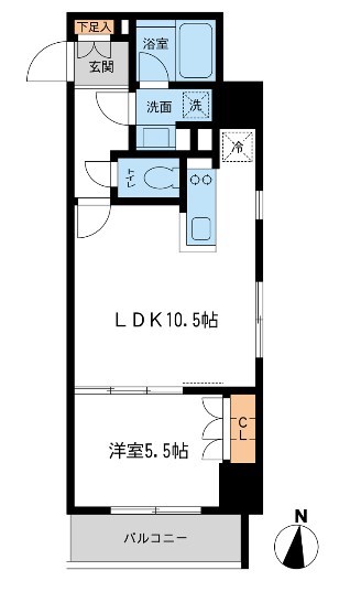 レジデンス両国駅前 間取り図