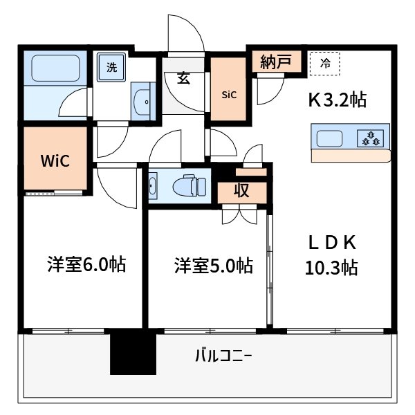 シティタワー綾瀬 間取り