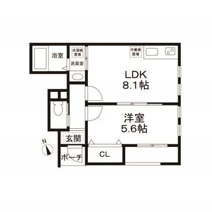 フローラ亀戸  間取り図