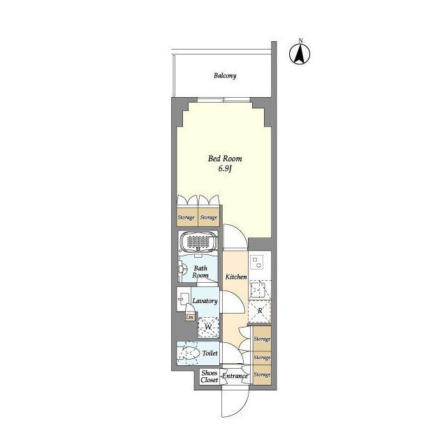 ドゥーエ亀戸 間取り図