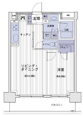 エスティメゾン大島 間取り図