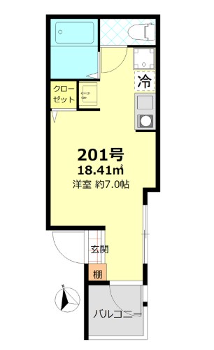 プティ・ロシェ小岩 間取り図
