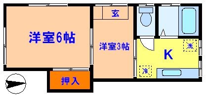 バンブーハイツNo.2 間取り