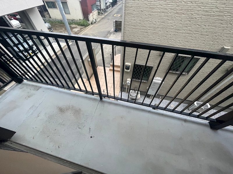 木村コーポ ベランダ